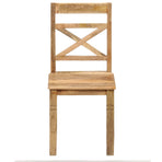 Dining Chairs 4 Pcs Solid Mango Wood