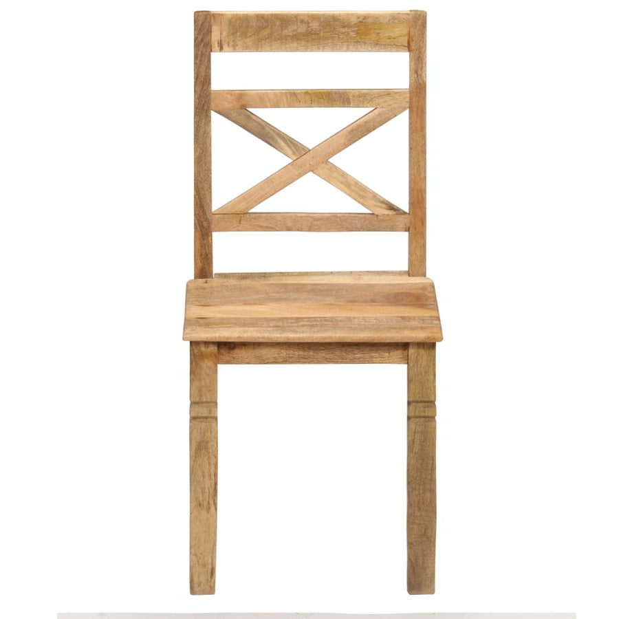 Dining Chairs 4 Pcs Solid Mango Wood
