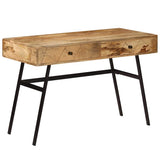 Writing Desk with Drawers Solid Mango Wood 110x50x76 cm