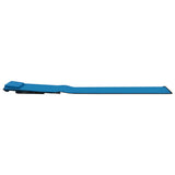 Folding Beach Mats 2 pcs Steel and Fabric Blue - Low Angle