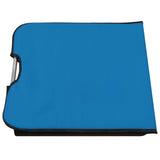 Folding Beach Mats 2 pcs Steel and Fabric Blue - Extra Image
