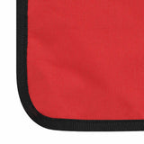 Folding Beach Mats 2 pcs Steel and Fabric Red - Extra Image