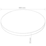 Table Top Round MDF 400x18 mm