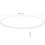 Table Top Round MDF 800x18 mm