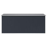 Garden Shed 257x392x181 cm Metal Anthracite