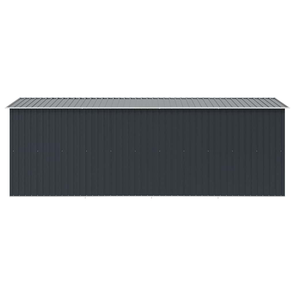 Garden Shed 257x489x181 cm Metal Anthracite