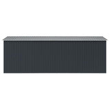 Garden Shed 257x489x181 cm Metal Anthracite