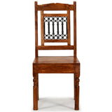 Dining Chairs 4 pcs Solid Wood Classic - Side View