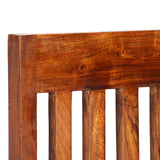 Dining Chairs 4 pcs Solid Wood Modern - Top-Down View