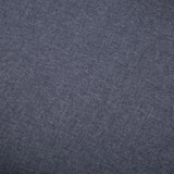 Footstool Fabric Upholstery 73x43x42 cm Dark Grey