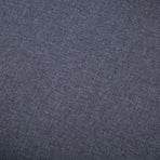 Footstool Fabric Upholstery 73x43x42 cm Dark Grey