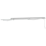Awning Frame Manual White 350 x 250 cm Aluminium - Rear View