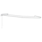 Awning Manual White 5 x 3 m Metal - 45-Degree Angle