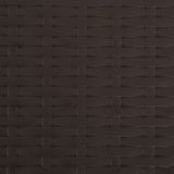 Folding Garden Chairs 4 pcs HDPE and Steel Brown
