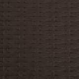 Folding Garden Chairs 4 pcs HDPE and Steel Brown - Low Angle