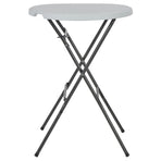 Folding Bar Table White 80x110 cm HDPE