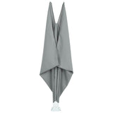 Collapsible Terrace Side Awning Grey 300x200 cm