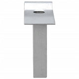 Mesh Garden Gate Galvanised Steel 300x150 cm Grey - Close-Up Angle