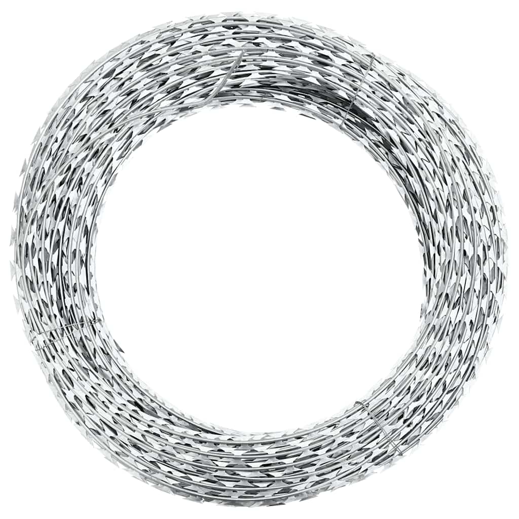 Concertina Razor Wire Galvanised Steel 300 m