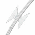 Clipped Concertina Razor Wire Galvanised Steel 300 m