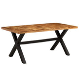 Dining Table Set 7 Pieces Solid Acacia and Mango Wood ( 245640+3x245645)