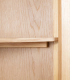 Corner Cabinet 59x36x180 cm Solid Oak Wood - 45-Degree Angle