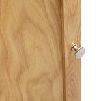 Corner Cabinet 59x36x180 cm Solid Oak Wood