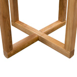 Side Table 40x50 cm Solid Oak Wood - Low Angle