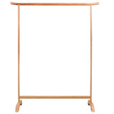 Clothes Rack 125x175 cm Solid Oak Wood - Front View