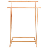 Clothes Racks 2 pcs Solid Oak Wood - 45-Degree Angle