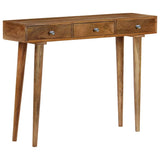 Console Table Solid Mango Wood 102x30x79 cm - Extra Image