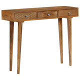 Console Table Solid Mango Wood 102x30x79 cm - Extra Image