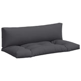 Pallet Cushions 2 pcs Grey Fabric