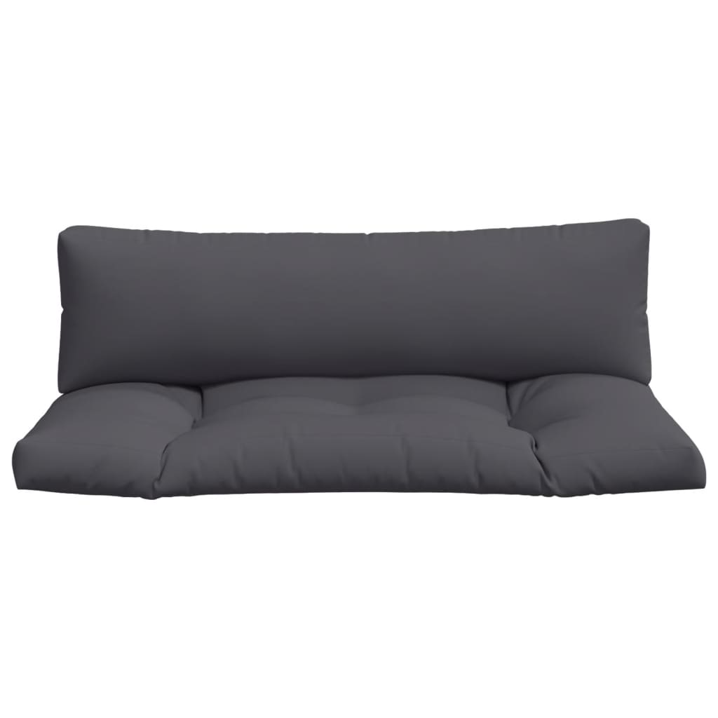 Pallet Cushions 2 pcs Grey Fabric