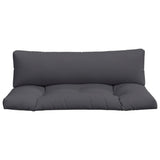 Pallet Cushions 2 pcs Grey Fabric