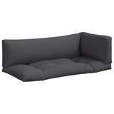 Pallet Cushions 3 pcs Grey Fabric