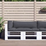 Pallet Cushions 3 pcs Grey Fabric