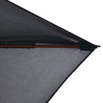 Garden Parasol with Wooden Pole 200x300 cm Anthracite