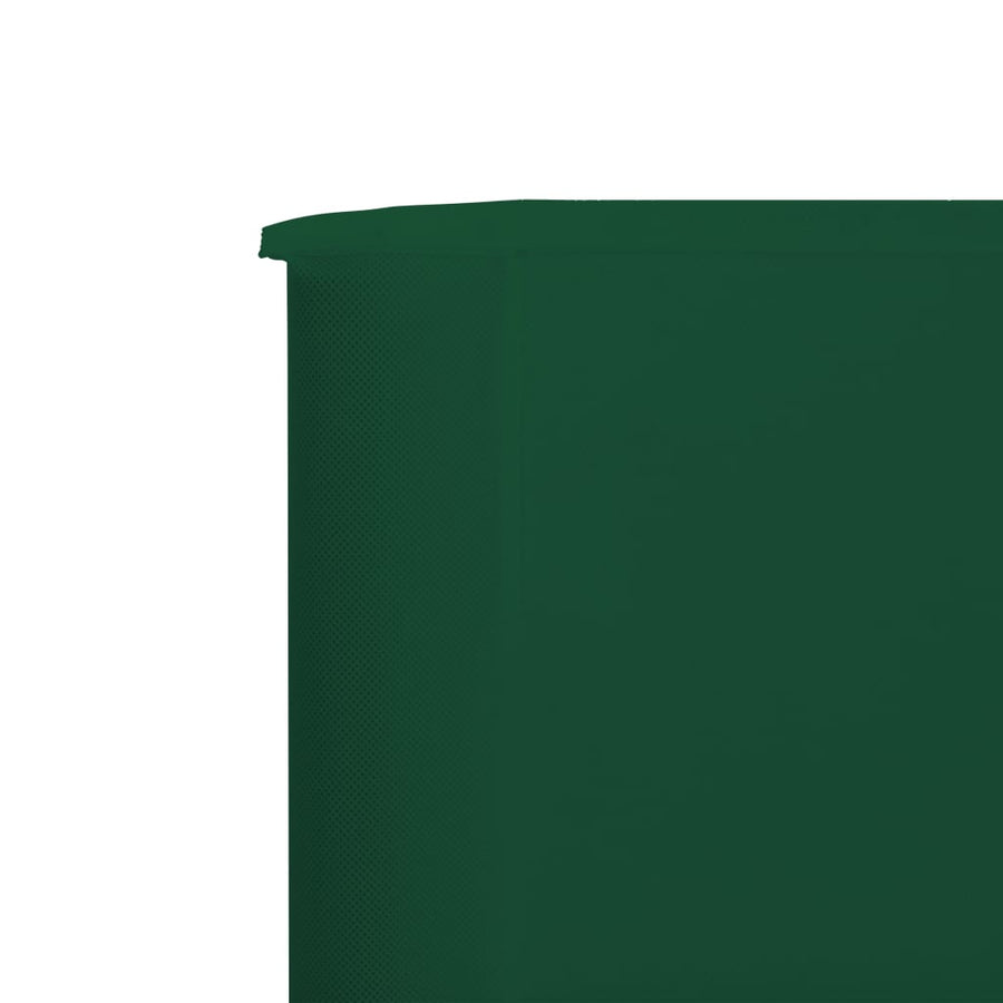 3-panel Wind Screen Fabric 400x120 cm Green