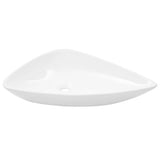 Basin Ceramic White Triangle 645x455x115 mm - Front View