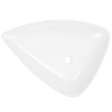 Basin Ceramic White Triangle 645x455x115 mm - Side View