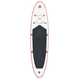 Inflatable Stand Up Paddleboard Set Red and White - Side View