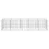 Gabion Raised Bed Galvanised Steel 450x90x100 cm