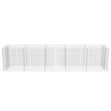 Gabion Raised Bed Galvanised Steel 450x90x100 cm - 45-Degree Angle