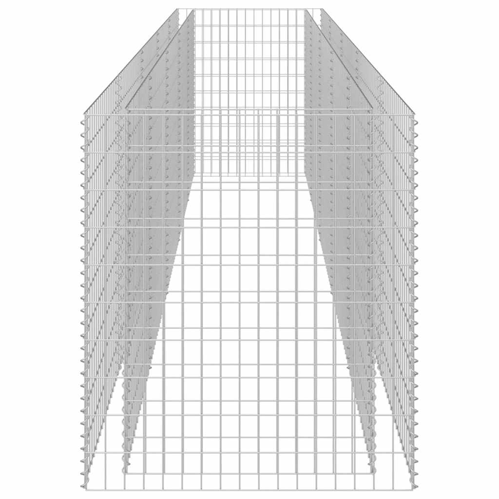 Gabion Raised Bed Galvanised Steel 450x90x100 cm