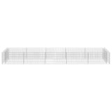 Gabion Raised Bed Galvanised Steel 450x90x50 cm