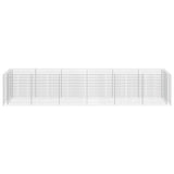 Gabion Raised Bed Galvanised Steel 540x90x100 cm - 45-Degree Angle