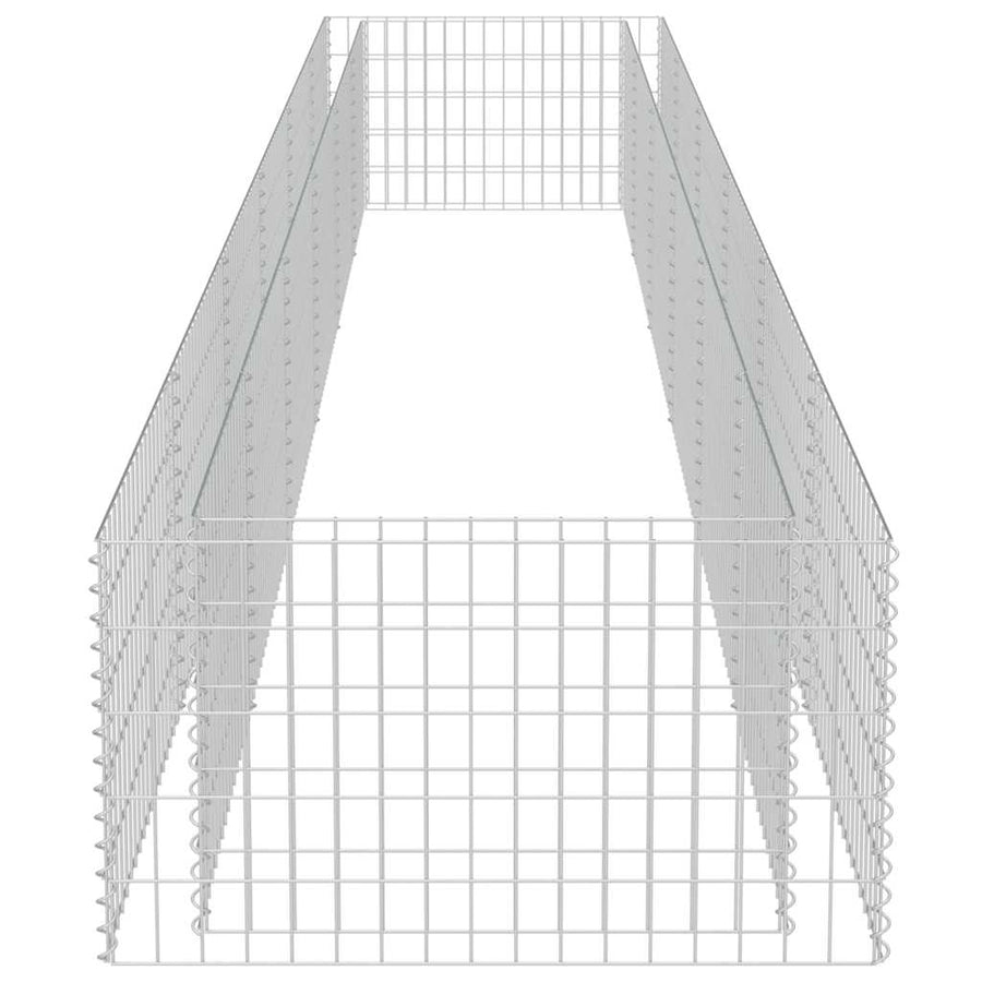 Gabion Raised Bed Galvanised Steel 540x90x50 cm