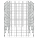 Gabion Raised Bed Galvanised Steel 90x90x100 cm