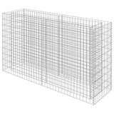 Gabion Raised Bed Galvanised Steel 180x50x100 cm